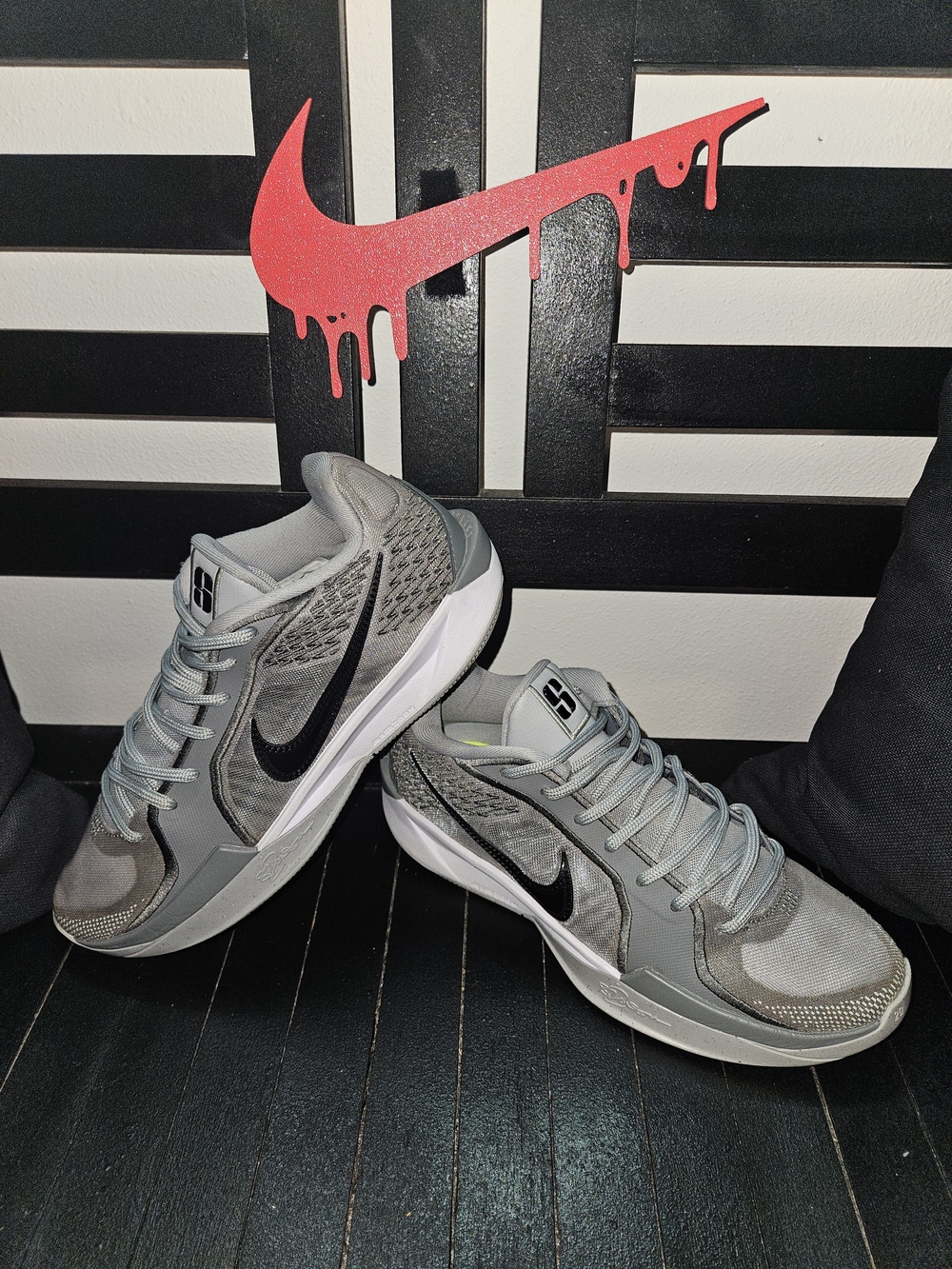 Nike Sabrina 2 TB 'Wolf Grey Smoke Grey Blk' (Women's) - Sz 7W/5.5M (HF3234-001)